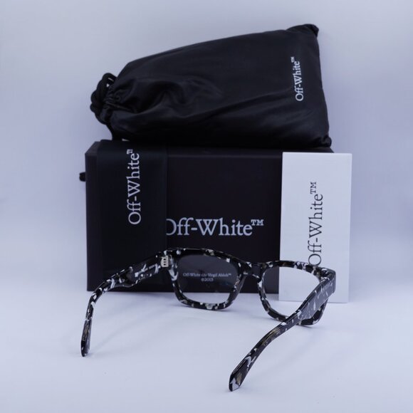 Off-White OERJ078 STYLE 78 1200 Square Eyeglasses 52mm – Black Havana - Picture 10 of 10